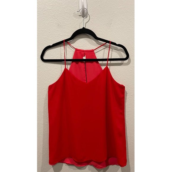 EXPRESS Red Reversible Barcelona Tank Top - Picture 1 of 4